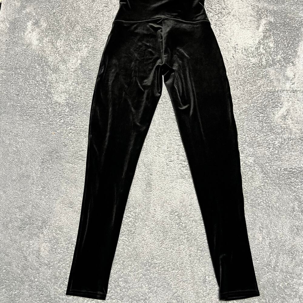 Spanx Leggings Womens XL Velvet Leggings Black 2070 Pants - Picture 3 of 10
